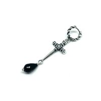 Solo pendiente Madame Black Mujer in Plata Cristallo OR CR GOCCIA 01 - OR CR GOCCIA 01